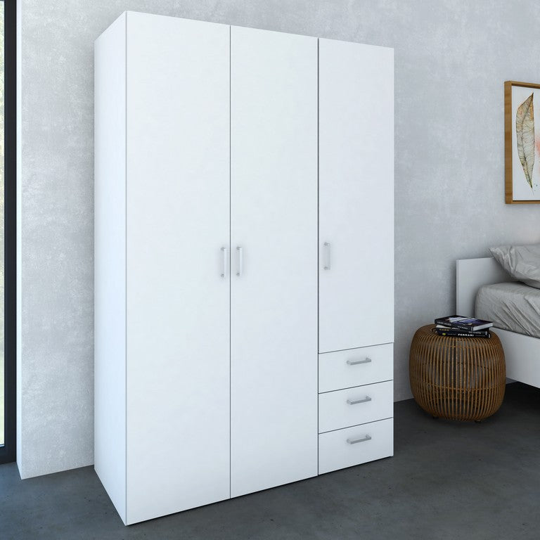 Wardrobe - 3 Doors 3 Drawers.