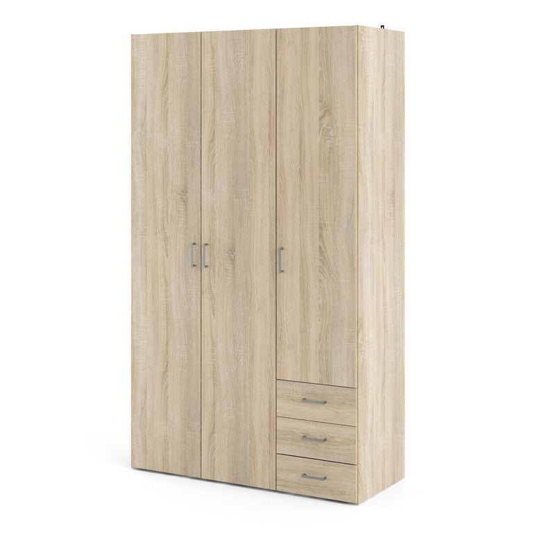 Wardrobe - 3 Doors 3 Drawers.