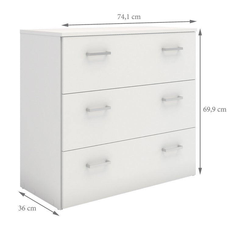 Chest of 3 Drawers.