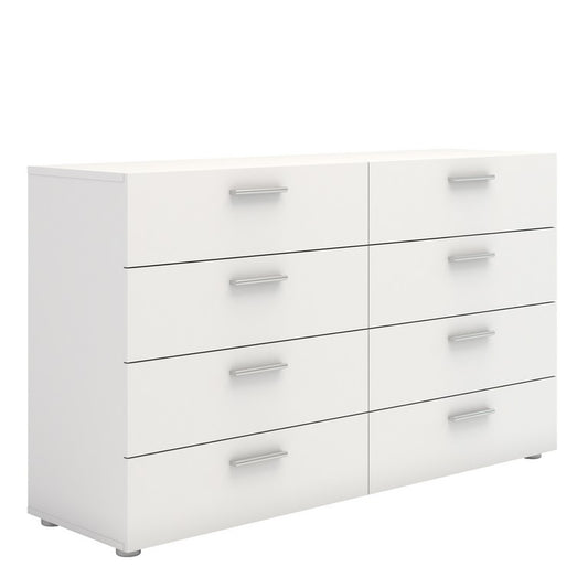 Wide Chest of 8 Drawers (4+4)