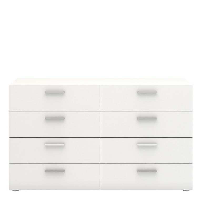 Wide Chest of 8 Drawers (4+4)