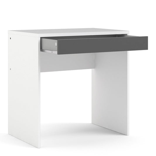Function Plus Desk White Grey - Home Utopia 