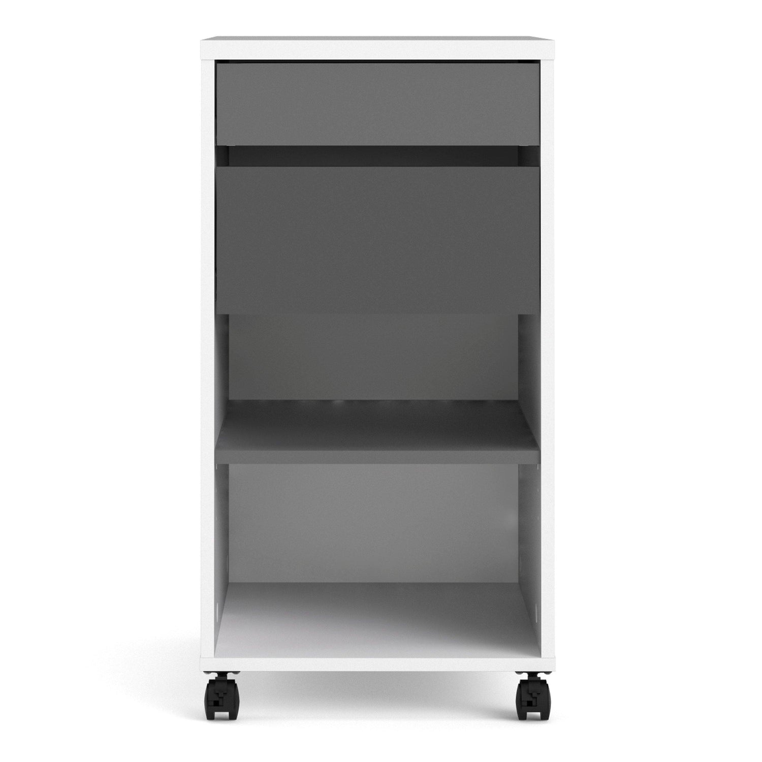 Function Plus Mobile file cabinet 2 drawers + 1 shelf - Home Utopia 