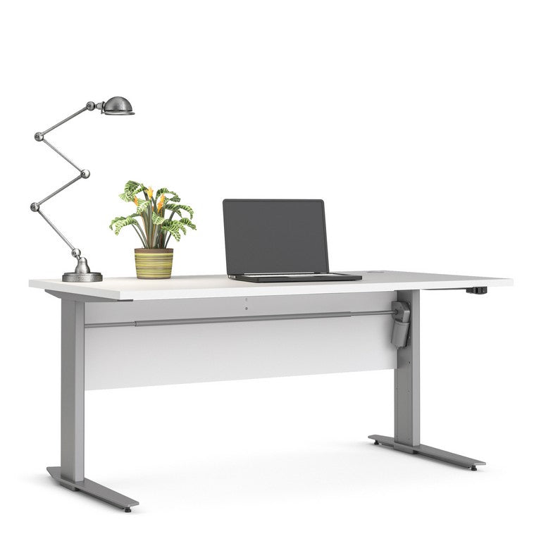 Prima Desk 150 cm with Height adjustable legs with electric control.