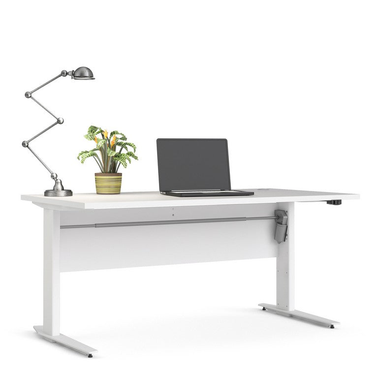 Prima Desk 150 cm with Height adjustable legs with electric control.