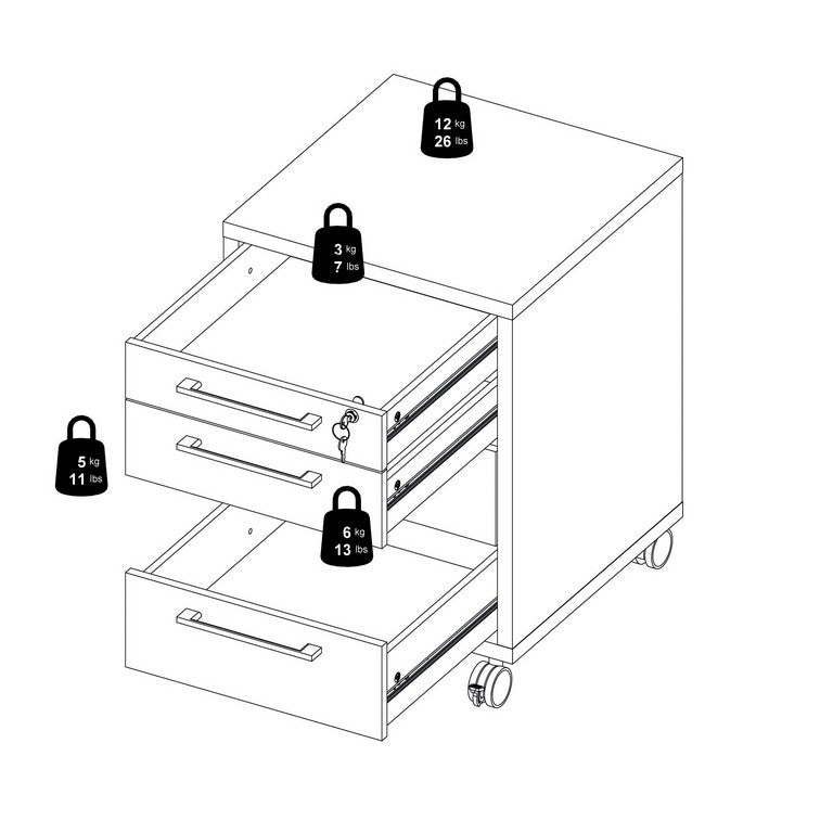 Prima Mobile cabinet.