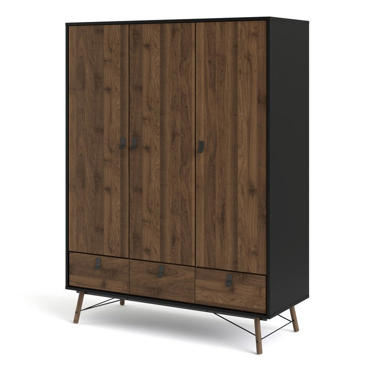 Ry Wardrobe 3 doors + 3 drawers