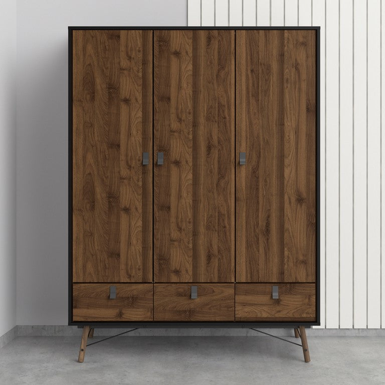 Ry Wardrobe 3 doors + 3 drawers