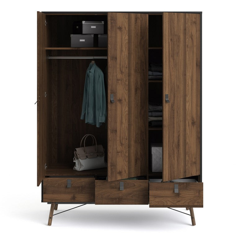 Ry Wardrobe 3 doors + 3 drawers