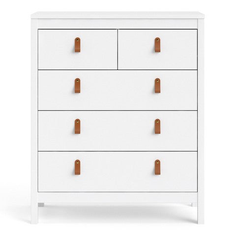 Barcelona Chest 3+2 Drawers In White