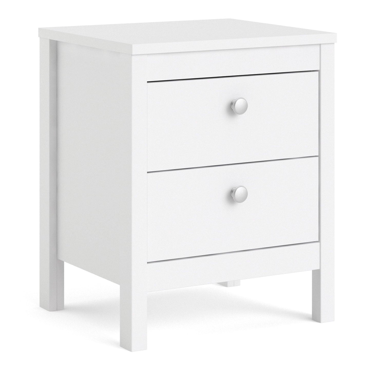 Madrid Bedside Table 2 drawers - Home Utopia 