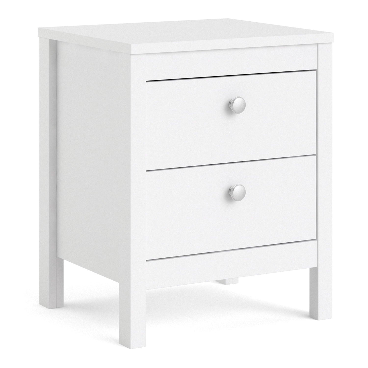 Madrid Bedside Table 2 drawers - Home Utopia 