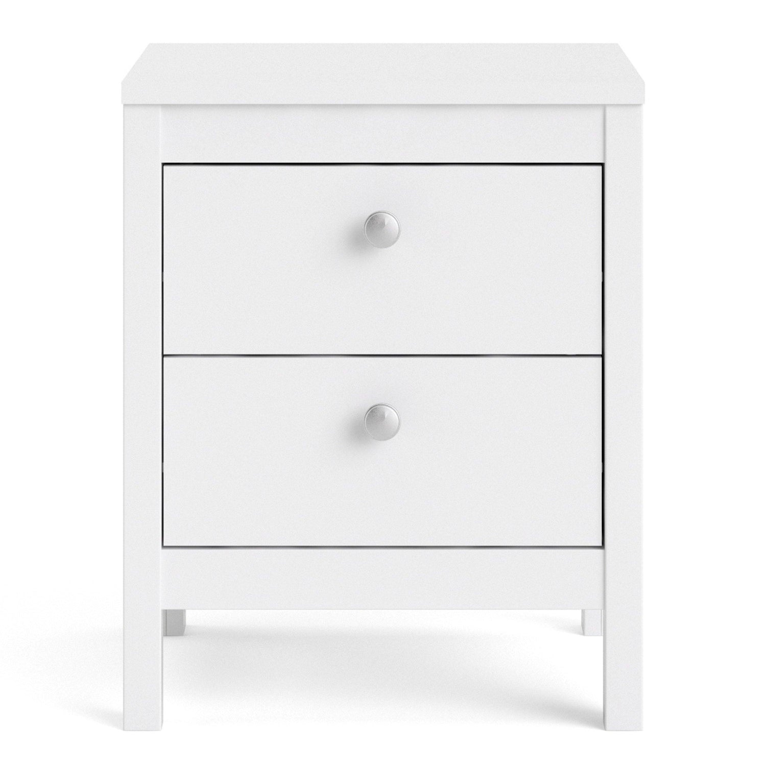 Madrid Bedside Table 2 drawers - Home Utopia 