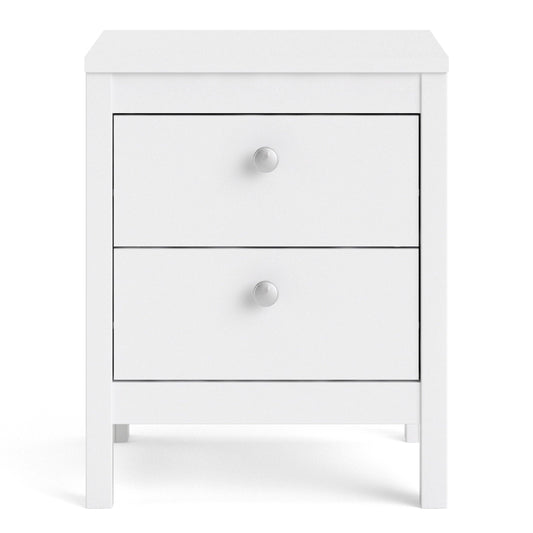 Madrid Bedside Table 2 drawers - Home Utopia 