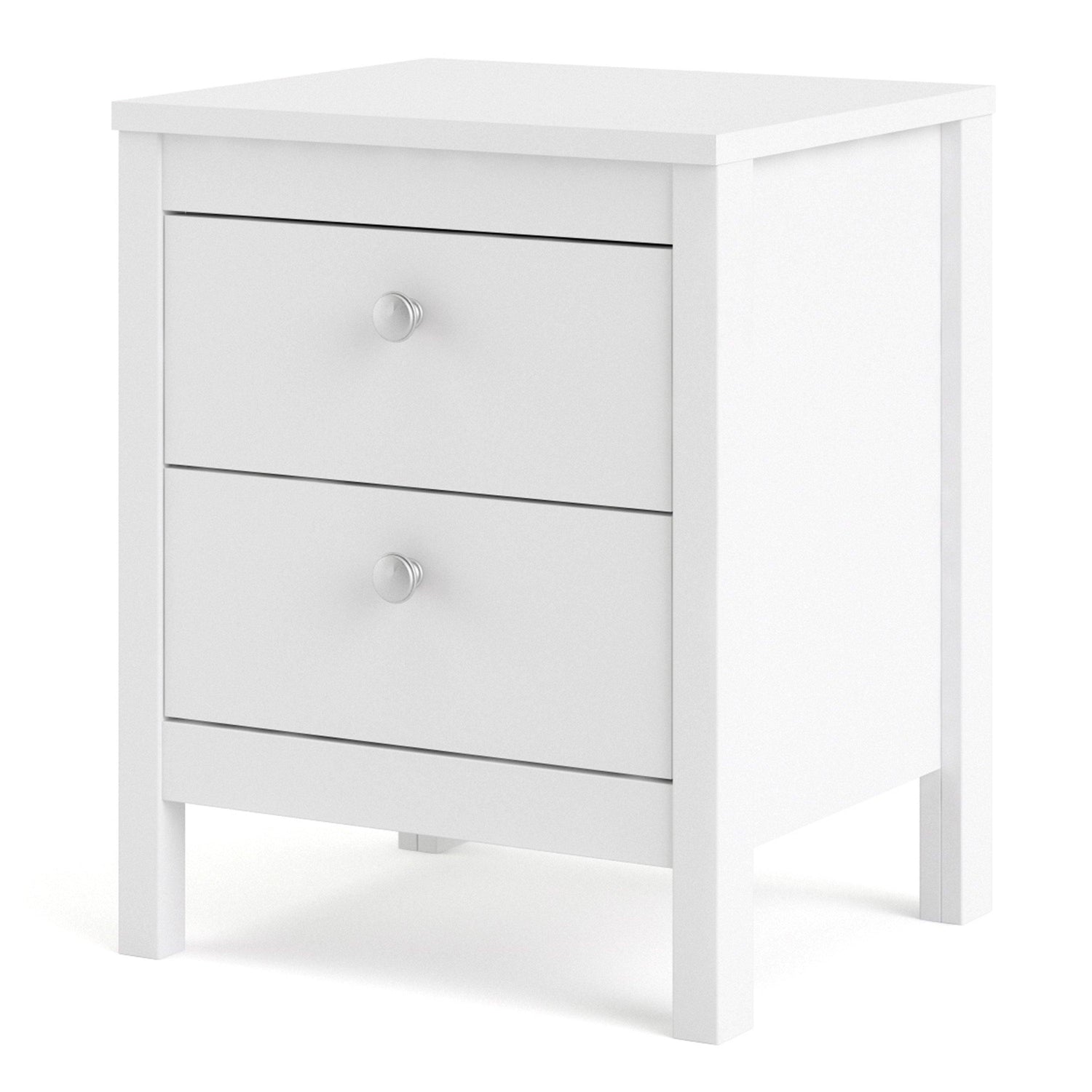 Madrid Bedside Table 2 drawers - Home Utopia 