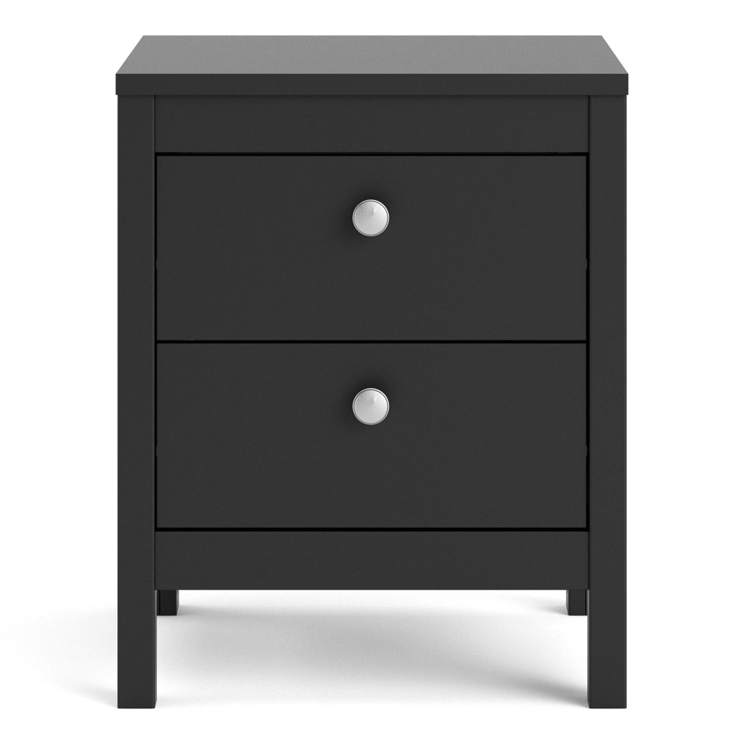 Madrid Bedside Table 2 drawers - Home Utopia 