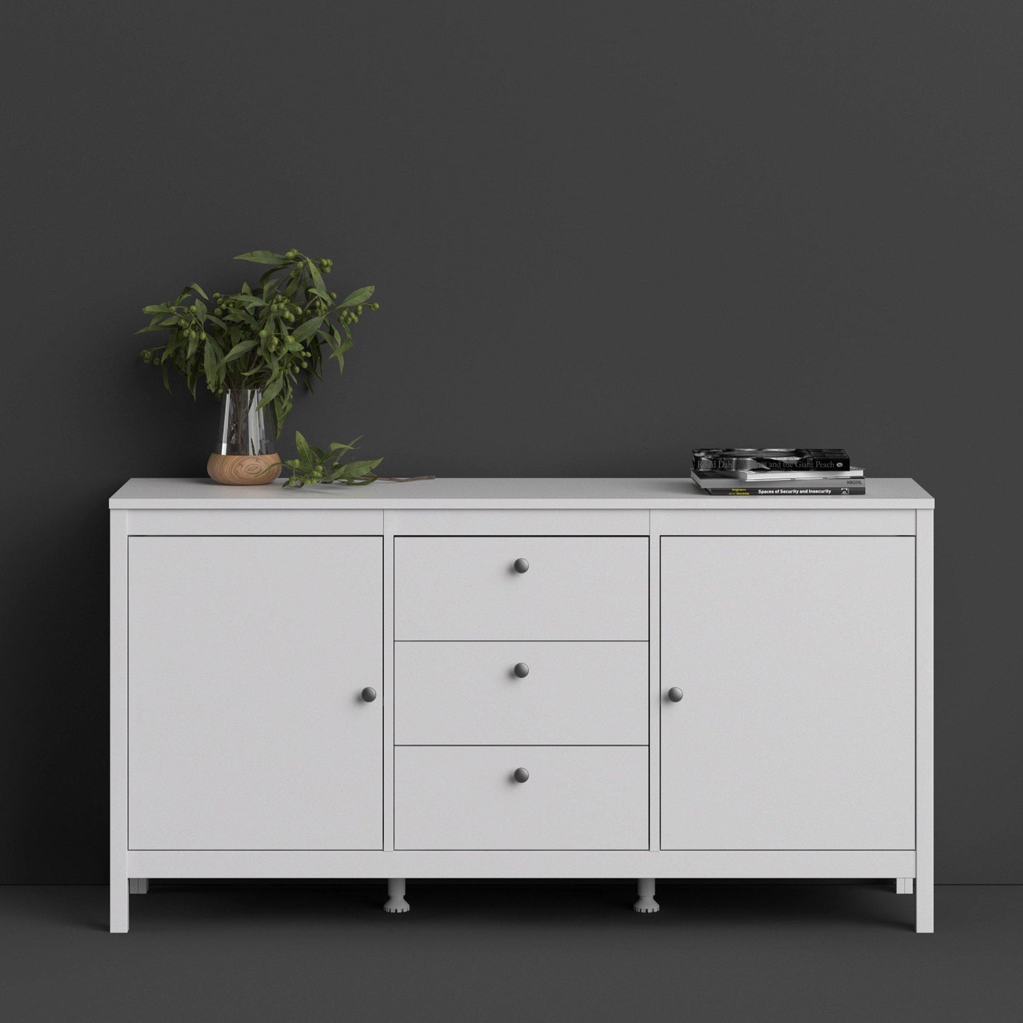 Madrid Sideboard 2 doors + 3 drawers - Home Utopia 