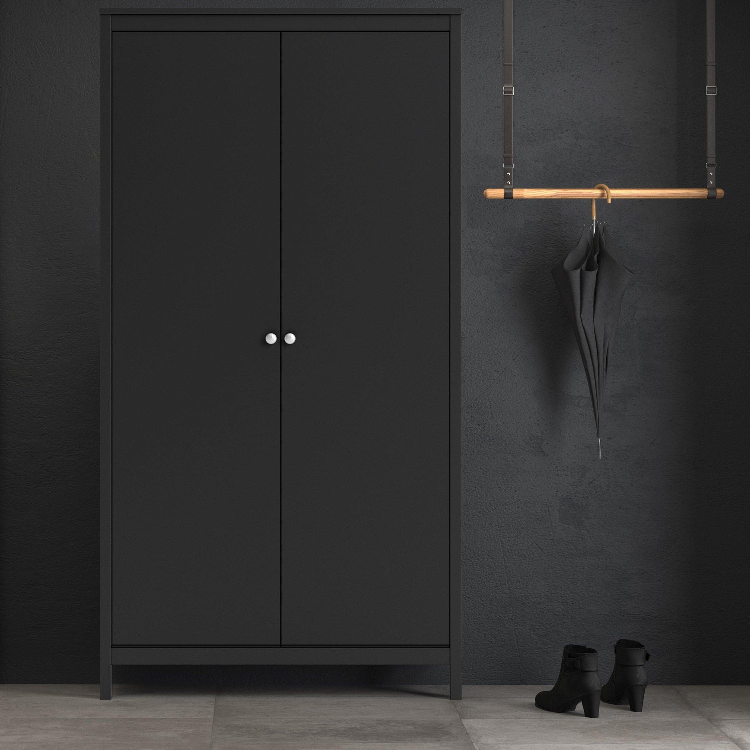 Madrid Wardrobe with 2 doors - Home Utopia 