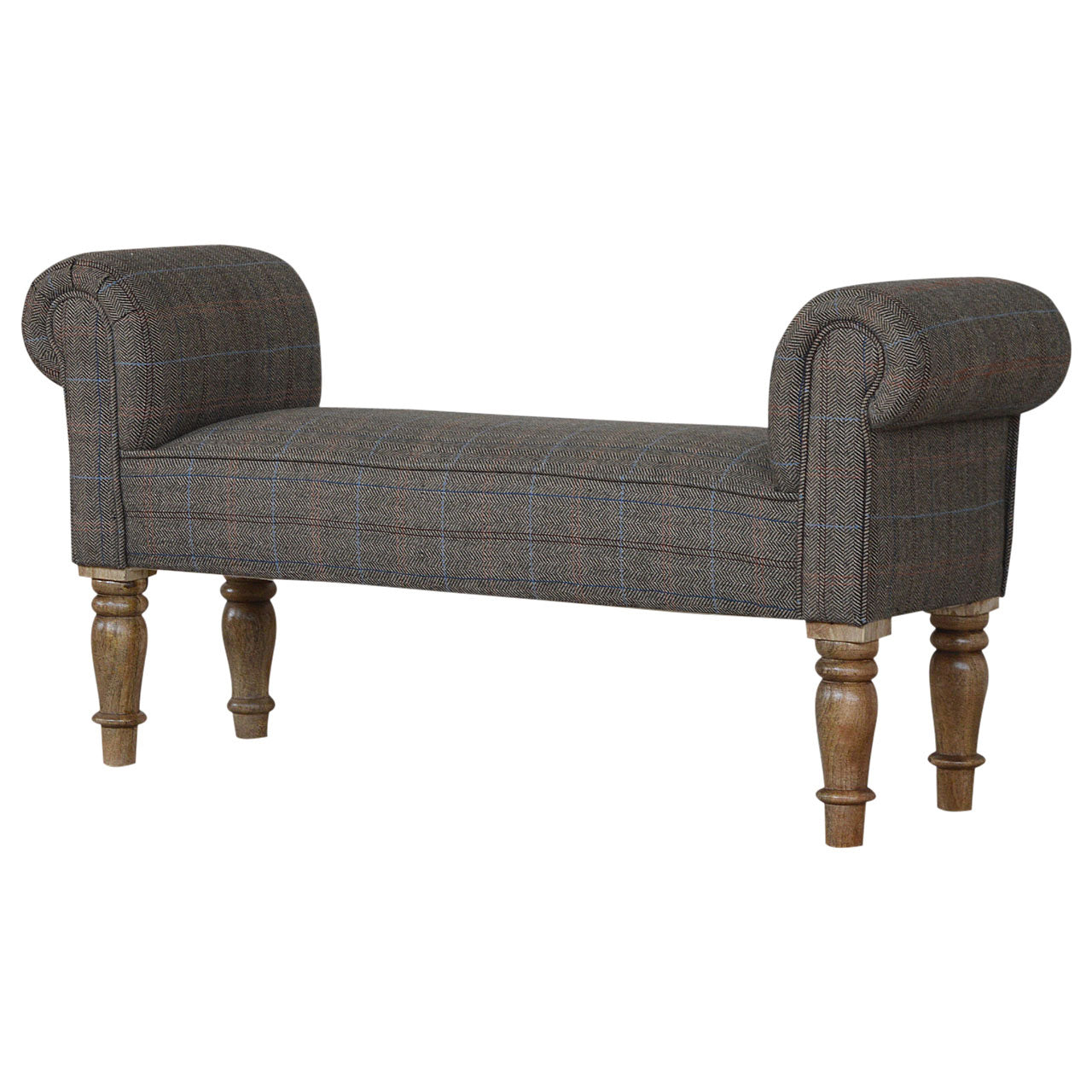 Tweed/Tartan Bedroom Benches