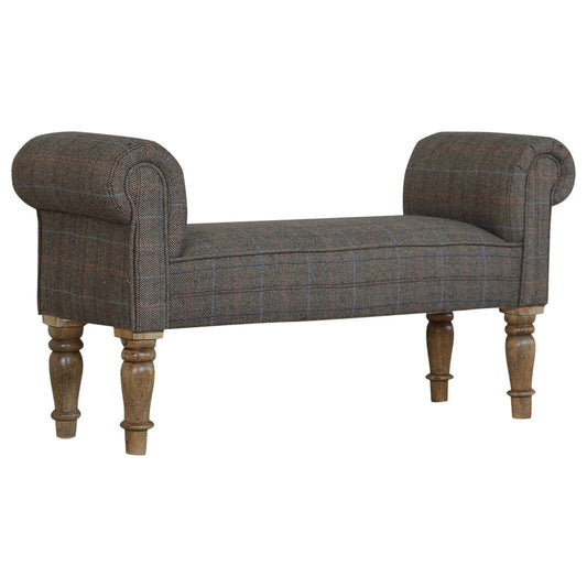 Tweed/Tartan Bedroom Benches