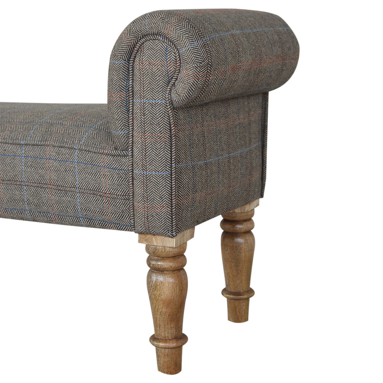 Tweed/Tartan Bedroom Benches